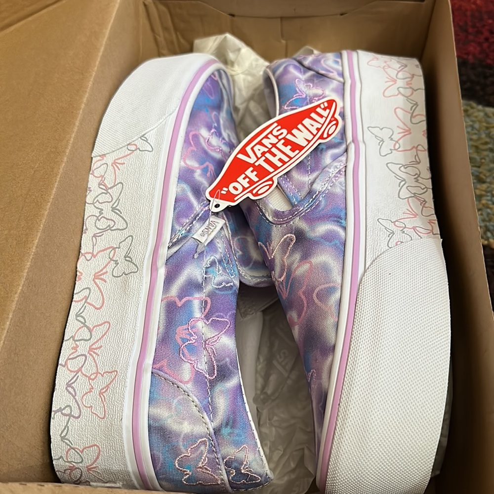 Vans Classic slip on stacked Butterfly Dreams - Picture 8 of 8